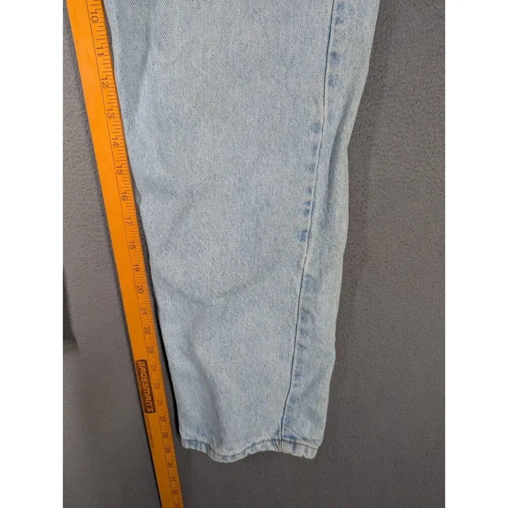 1997 Levi's 550 Relaxed Fit Light Wash Denim Jeans Orange Tab 34x30
